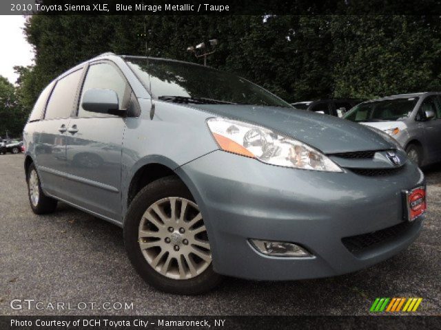 2010 Toyota Sienna XLE in Blue Mirage Metallic