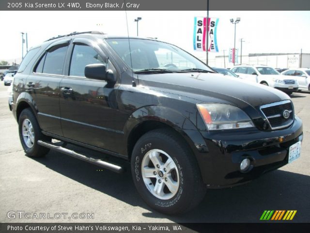 2005 Kia Sorento LX 4WD in Ebony Black