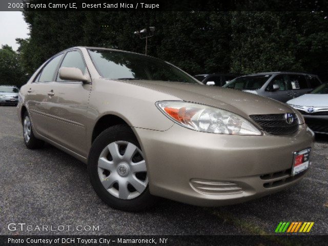 2002 Toyota Camry LE in Desert Sand Mica