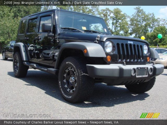 2008 Jeep Wrangler Unlimited X 4x4 in Black