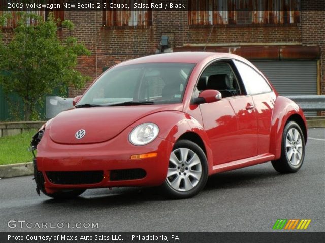 2009 Volkswagen New Beetle 2.5 Coupe in Salsa Red