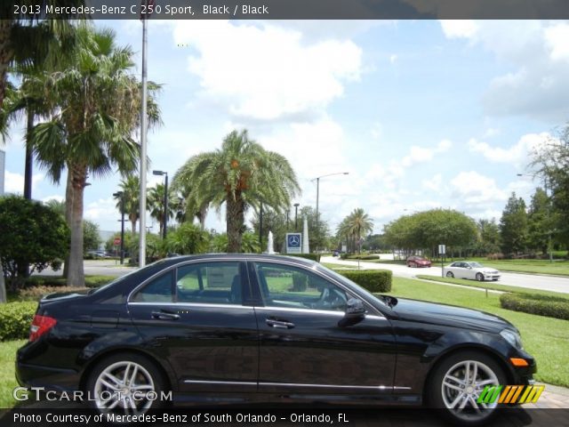2013 Mercedes-Benz C 250 Sport in Black