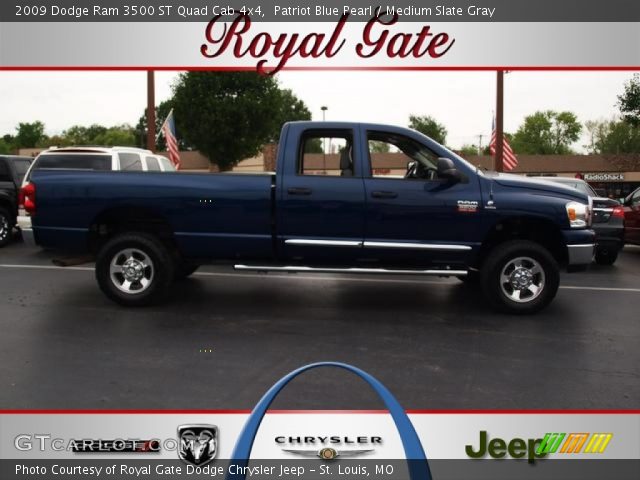 2009 Dodge Ram 3500 ST Quad Cab 4x4 in Patriot Blue Pearl