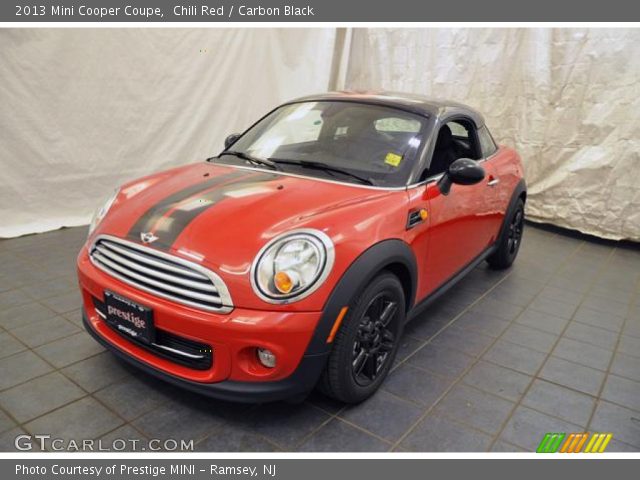2013 Mini Cooper Coupe in Chili Red