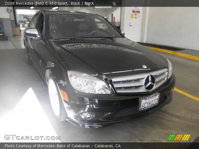 2008 Mercedes-Benz C 350 Sport in Black
