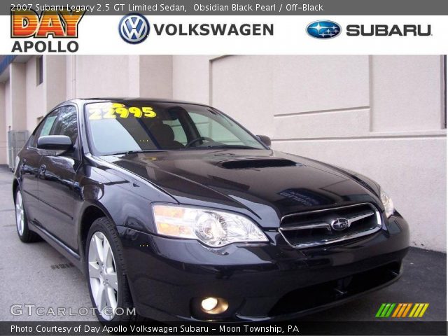 2007 Subaru Legacy 2.5 GT Limited Sedan in Obsidian Black Pearl