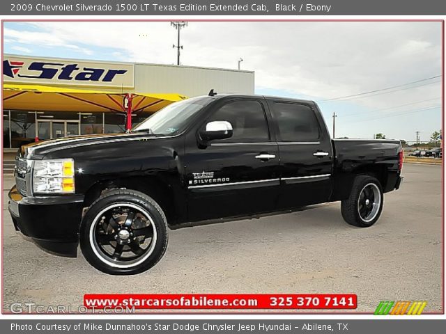 2009 Chevrolet Silverado 1500 LT Texas Edition Extended Cab in Black