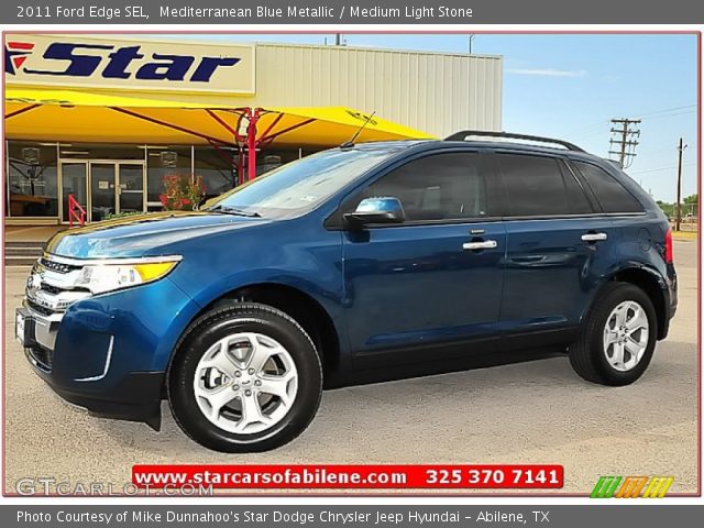 2011 Ford Edge SEL in Mediterranean Blue Metallic