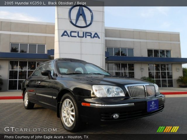 2005 Hyundai XG350 L in Black Obsidian