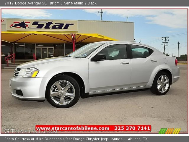 2012 Dodge Avenger SE in Bright Silver Metallic
