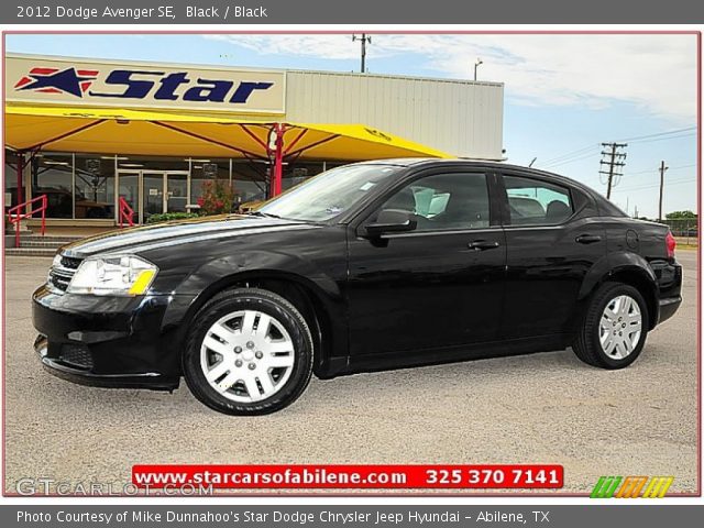 2012 Dodge Avenger SE in Black