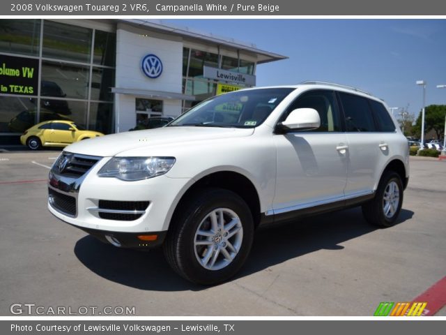 2008 Volkswagen Touareg 2 VR6 in Campanella White
