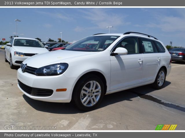 2013 Volkswagen Jetta TDI SportWagen in Candy White