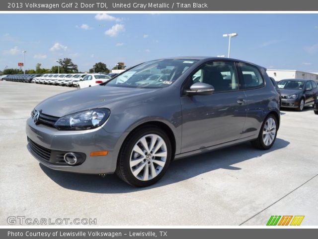 2013 Volkswagen Golf 2 Door TDI in United Gray Metallic