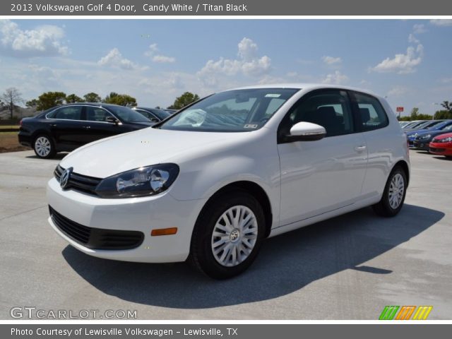 2013 Volkswagen Golf 4 Door in Candy White