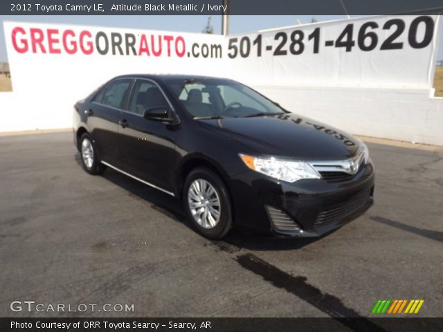 2012 Toyota Camry LE in Attitude Black Metallic