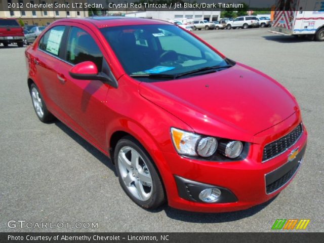2012 Chevrolet Sonic LTZ Sedan in Crystal Red Tintcoat