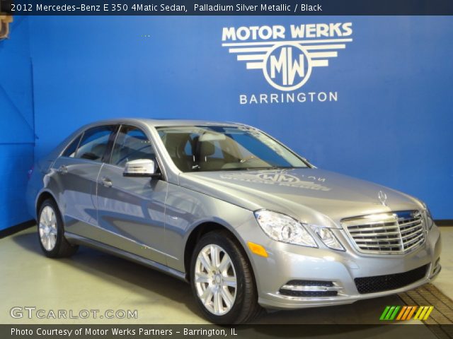 2012 Mercedes-Benz E 350 4Matic Sedan in Palladium Silver Metallic