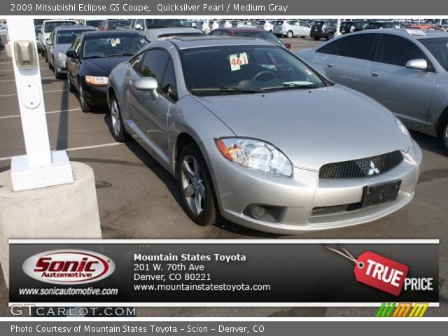 2009 Mitsubishi Eclipse GS Coupe in Quicksilver Pearl