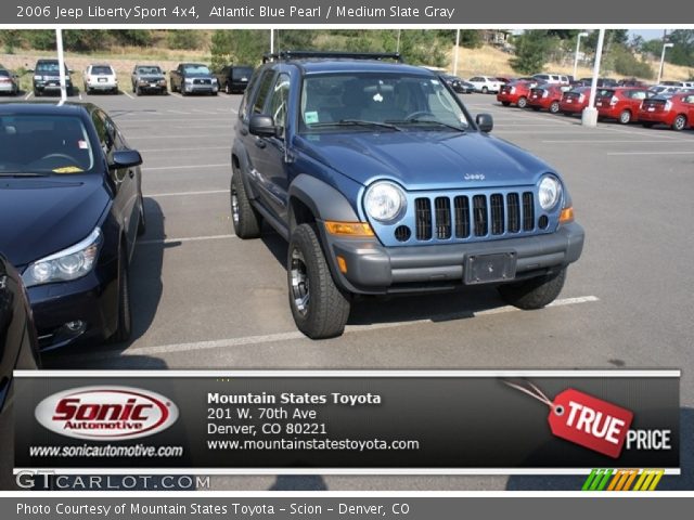 2006 Jeep Liberty Sport 4x4 in Atlantic Blue Pearl