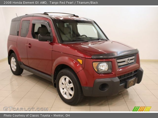 2008 Honda Element EX AWD in Tango Red Pearl