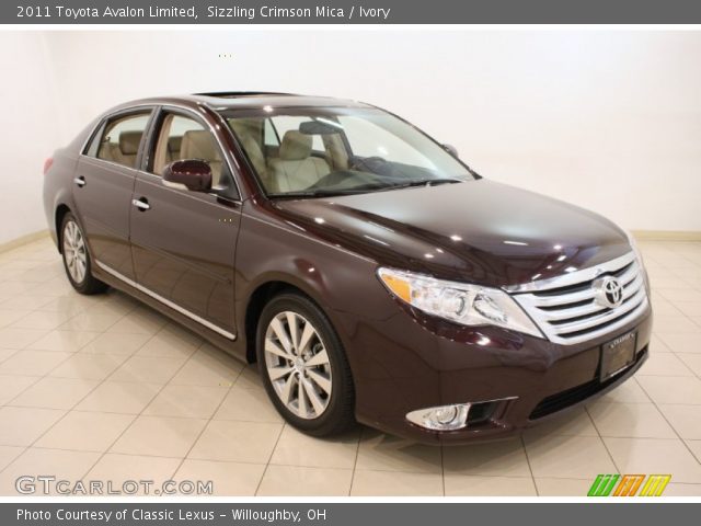 2011 Toyota Avalon Limited in Sizzling Crimson Mica