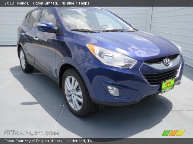 2013 Hyundai Tucson Limited in Iris Blue