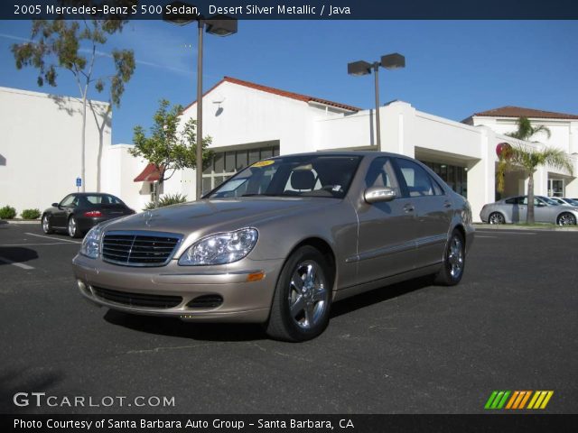 2005 Mercedes-Benz S 500 Sedan in Desert Silver Metallic