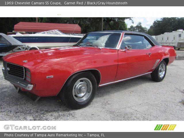 1969 Chevrolet Camaro SS Coupe in Garnet Red