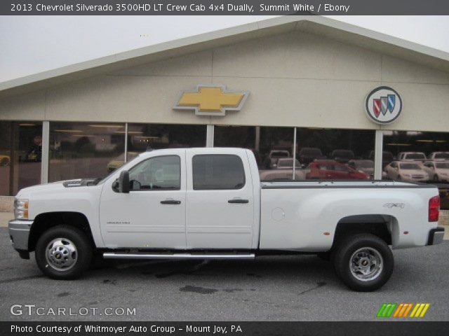 2013 Chevrolet Silverado 3500HD LT Crew Cab 4x4 Dually in Summit White