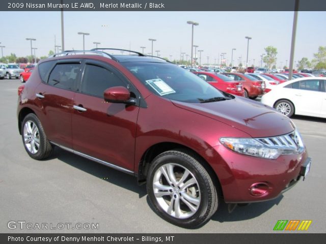 2009 Nissan Murano LE AWD in Merlot Metallic