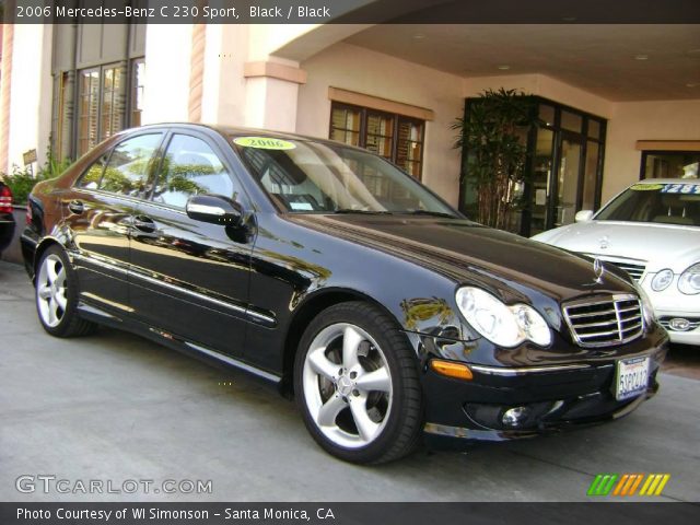 2006 Mercedes-Benz C 230 Sport in Black