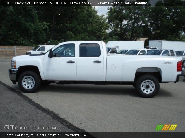 2013 Chevrolet Silverado 3500HD WT Crew Cab 4x4 in Summit White