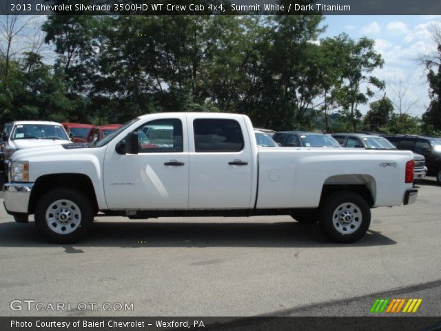 2013 Chevrolet Silverado 3500HD WT Crew Cab 4x4 in Summit White