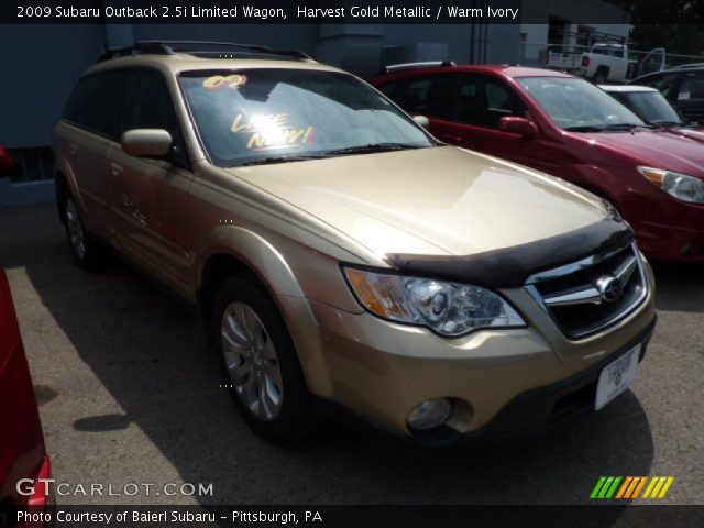 2009 Subaru Outback 2.5i Limited Wagon in Harvest Gold Metallic
