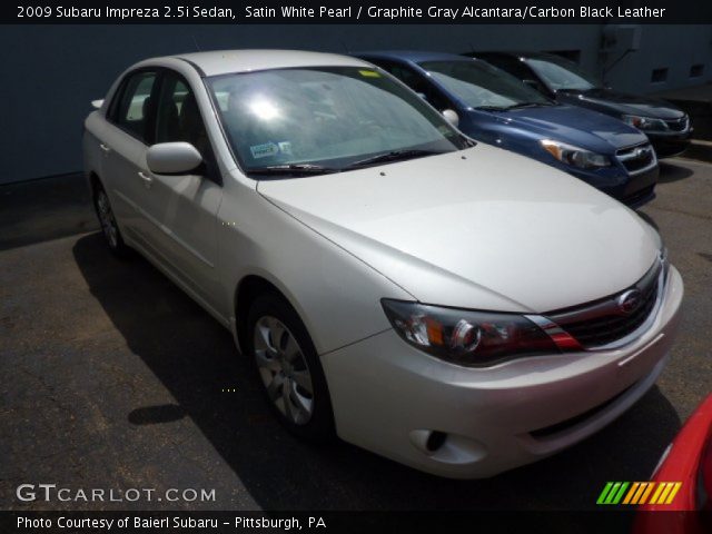 2009 Subaru Impreza 2.5i Sedan in Satin White Pearl