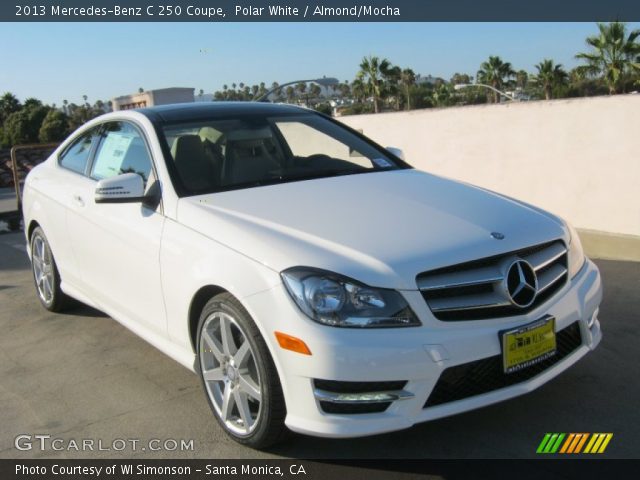 2013 Mercedes-Benz C 250 Coupe in Polar White