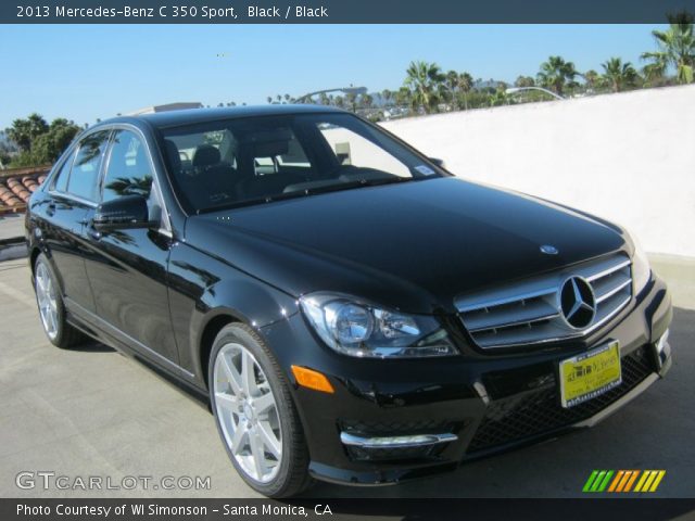 2013 Mercedes-Benz C 350 Sport in Black