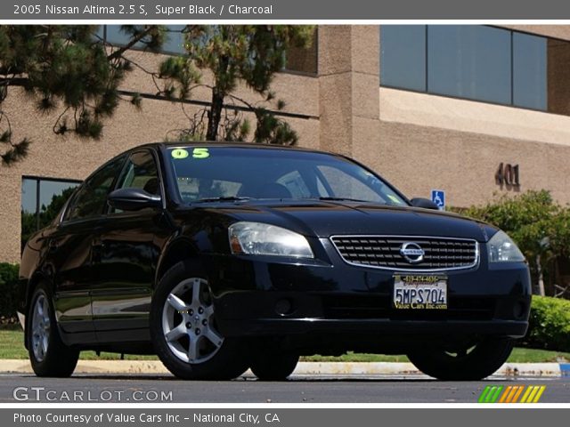 2005 Nissan Altima 2.5 S in Super Black