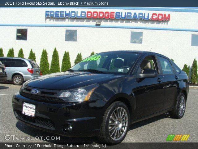 2011 Ford Focus SES Sedan in Ebony Black