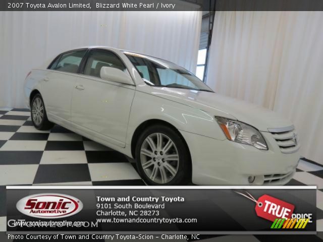 2007 Toyota Avalon Limited in Blizzard White Pearl