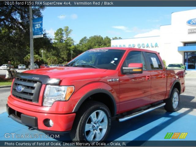2010 Ford F150 FX4 SuperCrew 4x4 in Vermillion Red