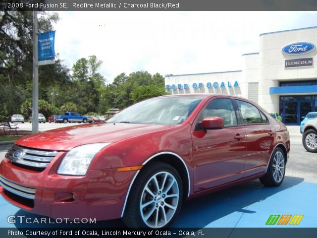 2008 Ford Fusion SE in Redfire Metallic