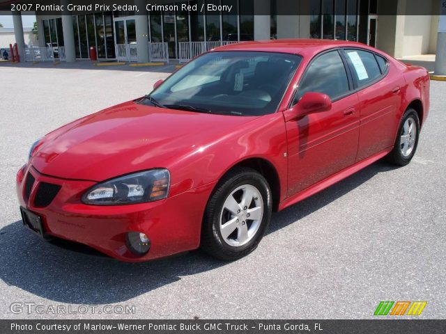 2007 Pontiac Grand Prix Sedan in Crimson Red