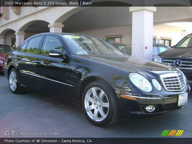 2007 Mercedes-Benz E 350 Sedan in Black