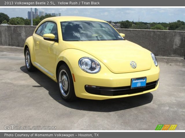 2013 Volkswagen Beetle 2.5L in Yellow Rush