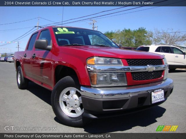 2004 Chevrolet Colorado LS Crew Cab in Dark Cherry Red Metallic