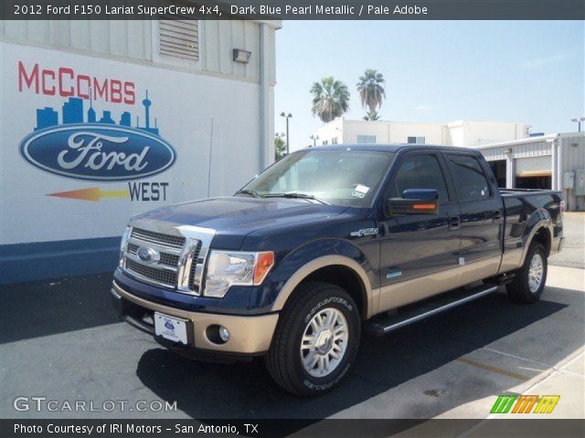 2012 Ford F150 Lariat SuperCrew 4x4 in Dark Blue Pearl Metallic