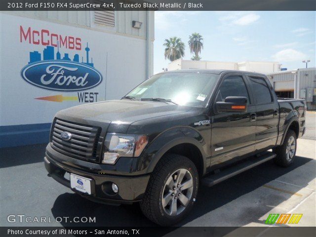 2012 Ford F150 FX4 SuperCrew 4x4 in Tuxedo Black Metallic