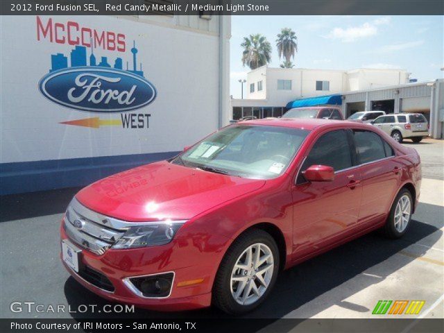 2012 Ford Fusion SEL in Red Candy Metallic
